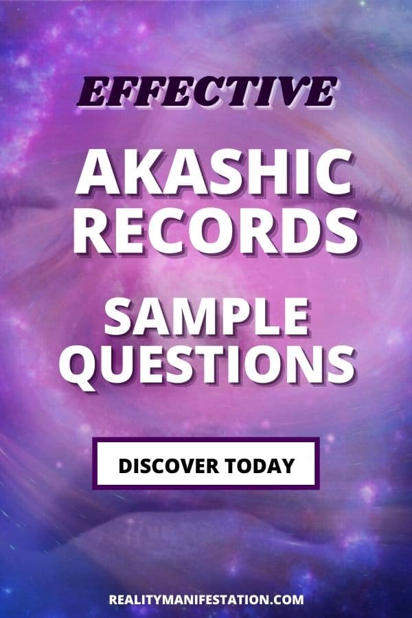 Akashic Records sample questions pinnable image