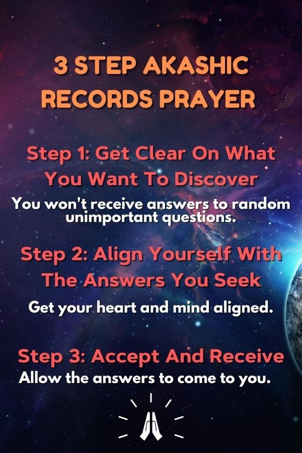 3 step akashic record prayer instructions