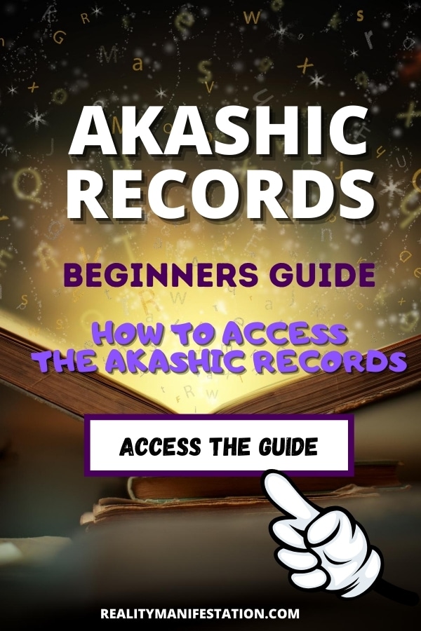 Akashic Records Full Beginners Guide pinnable image