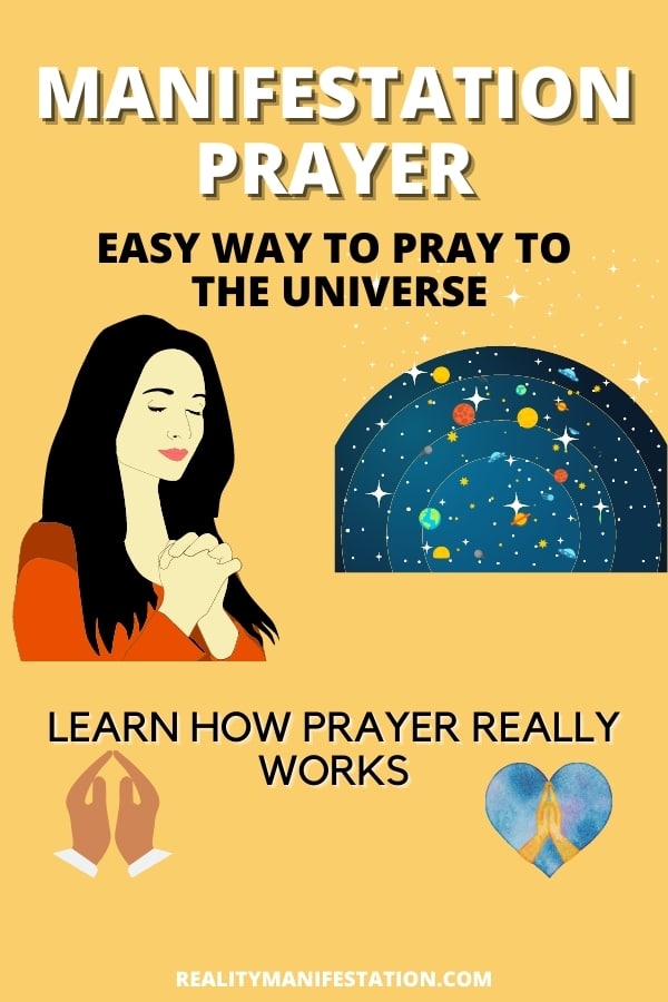 Easy way to prayer to the universe for manifestation pin