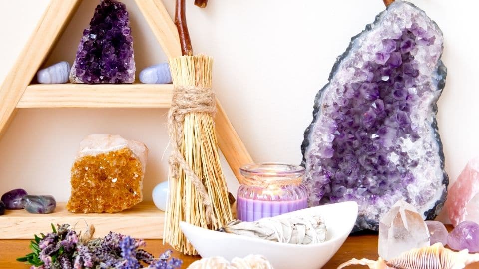 crystals of the earth spiritual altar